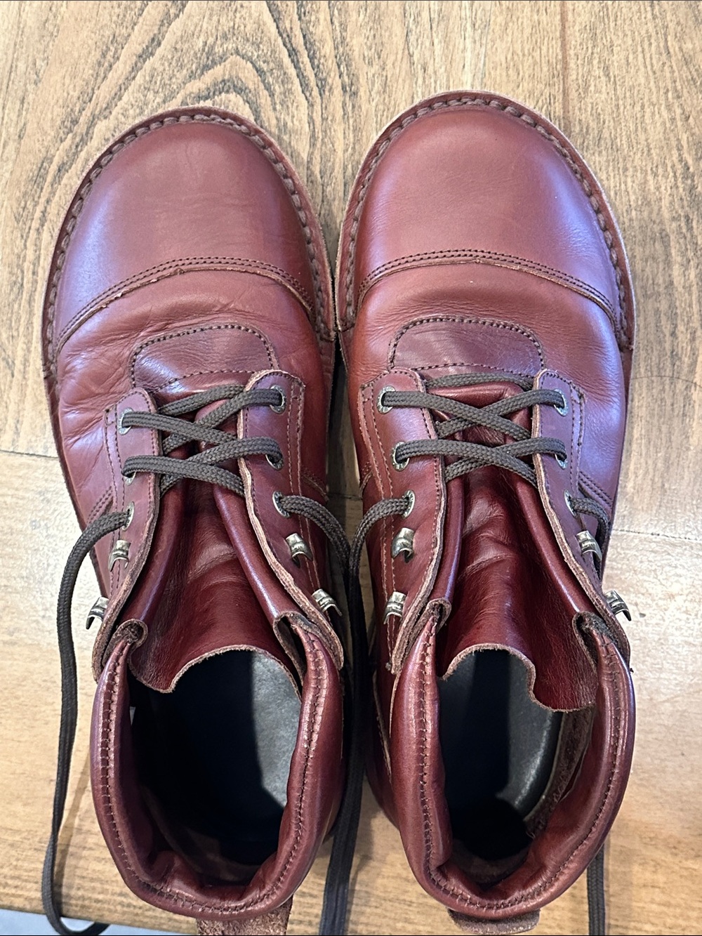 Jim green barefoot African Ranger US 12.5 walnut veg-tan - Picture 7 of 12